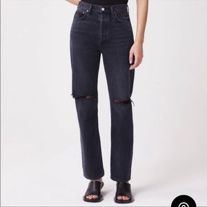 90s high rise pinch waist Agolde jeans 32 (runs small)